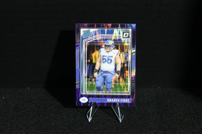 Brandon Fiske - 2024 Donruss Optic - Purple Shock - Rated Rookie