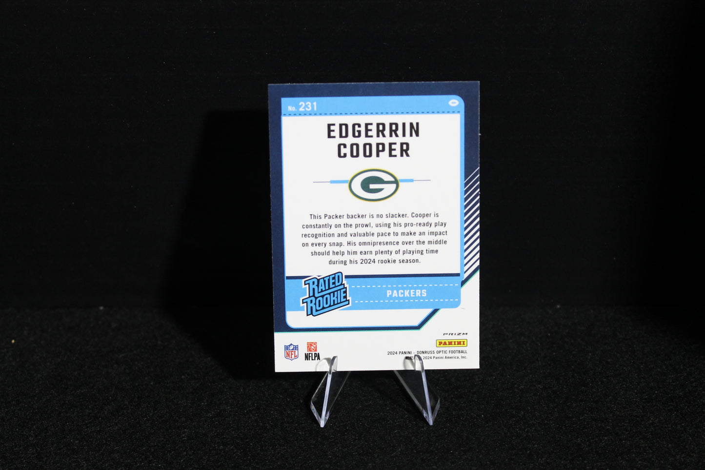 Edgerrin Cooper - 2024 Donruss Optic - Purple Shock - Rated Rookie