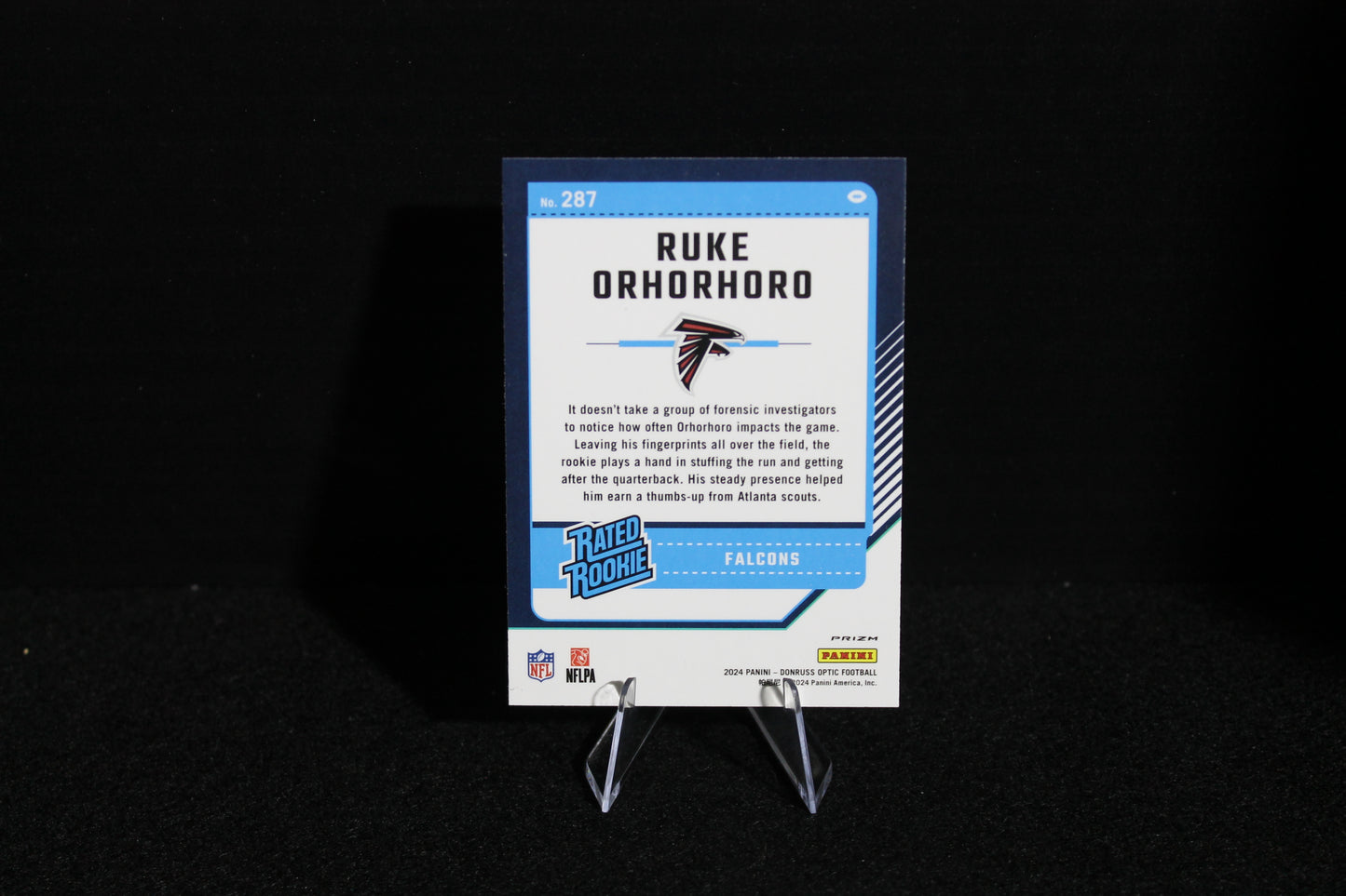 Ruke Orhorhord - 2024 Donruss Optic - Purple Shock - Rated Rookie