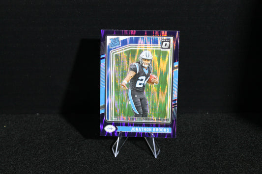 Jonathon Brooks - 2024 Donruss Optic - Purple Shock - Rated Rookie