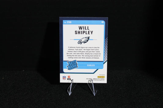 Will Shipley - 2024 Donruss Optic - Purple Shock - Rated Rookie