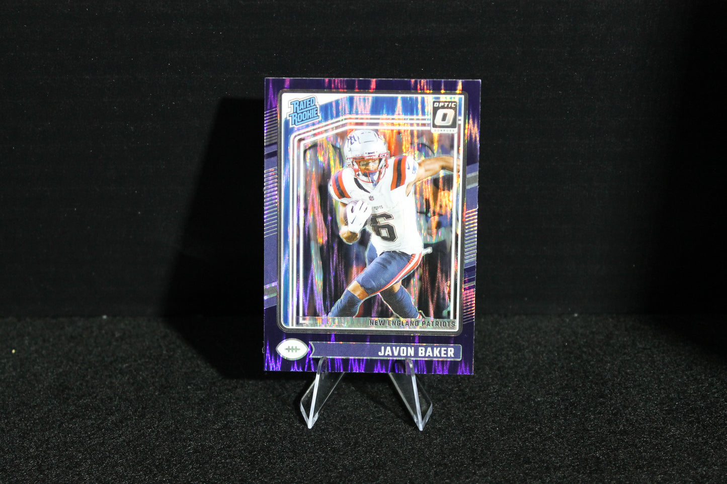 Javon Baker - 2024 Donruss Optic - Purple Shock - Rated Rookie