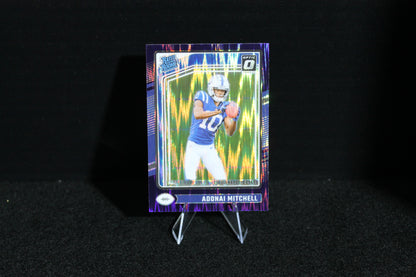 Adonai Mitchell - 2024 Donruss Optic - Purple Shock - Rated Rookie
