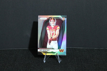 Luke McCaffrey - 2024 Panini Prizm - Silver Prizm - Rookie Variation