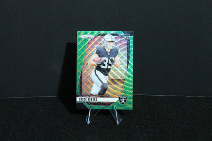Brock Bowers - 2024 Panini Prizm - Green Wave - Rookie