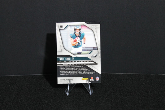 Will Shipley - 2024 Panini Prizm - Lazer - Rookie