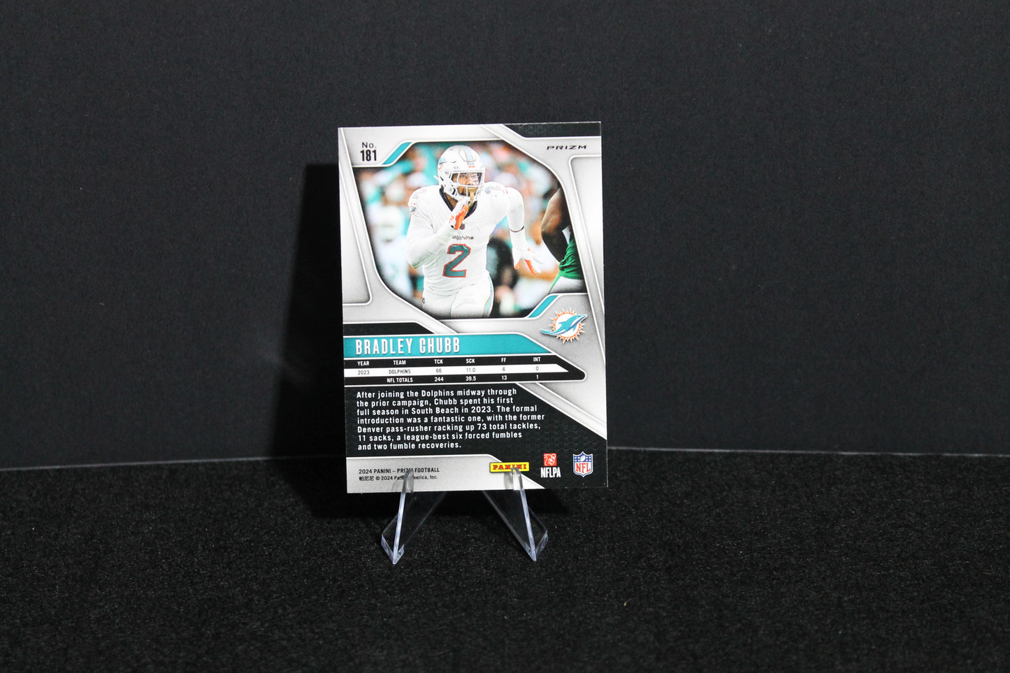 Bradley Chubb - 2024 Panini Prizm - Black & White Checker