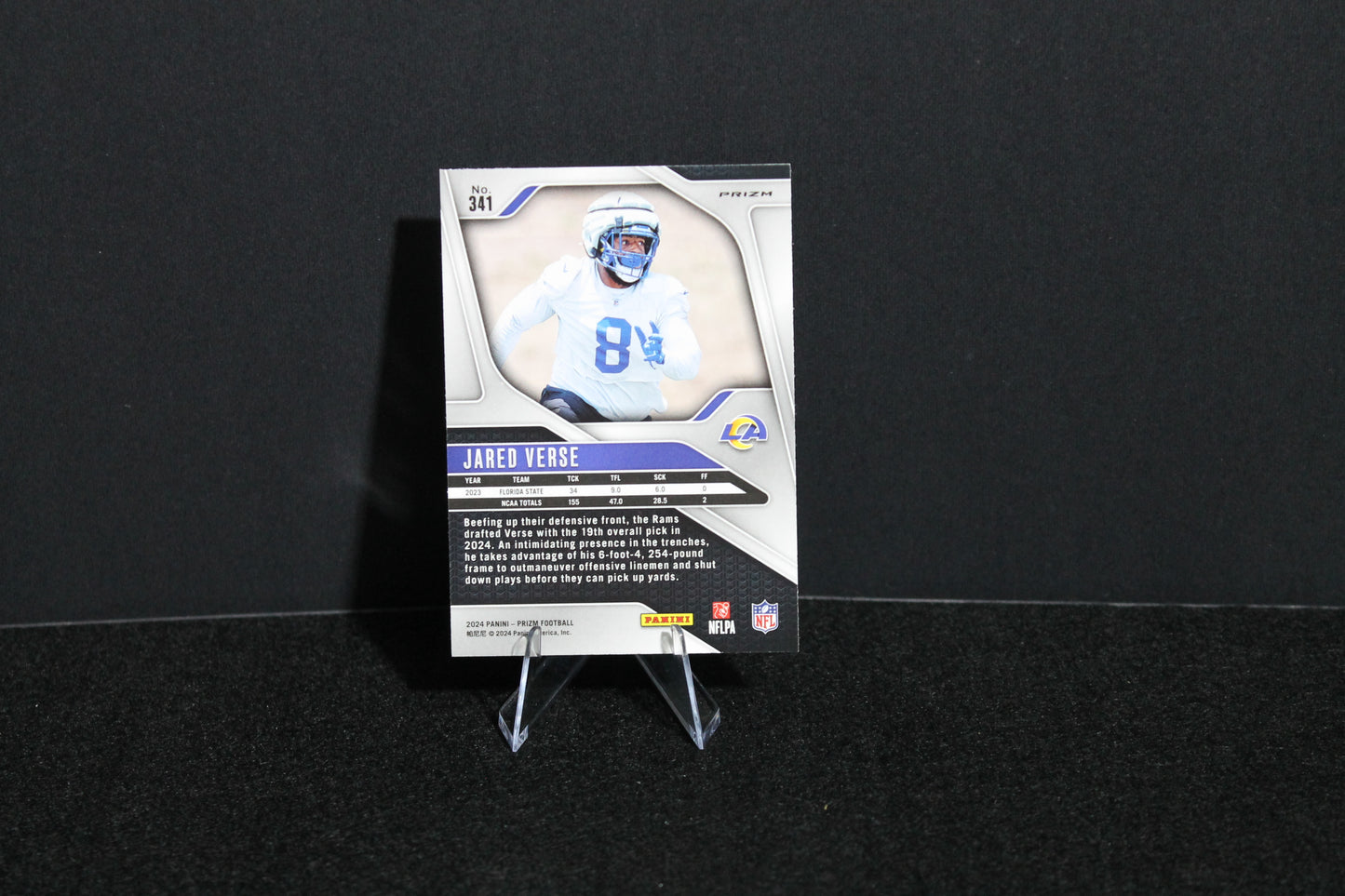 Jared Verse - 2024 Panini Prizm - Lazer - Rookie