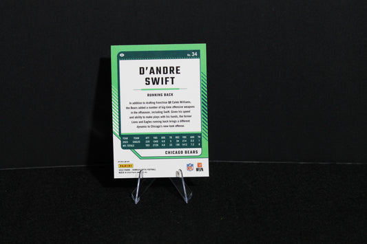 D'Andre Swift - 2024 Donruss Optic - Holo - Rated Rookie