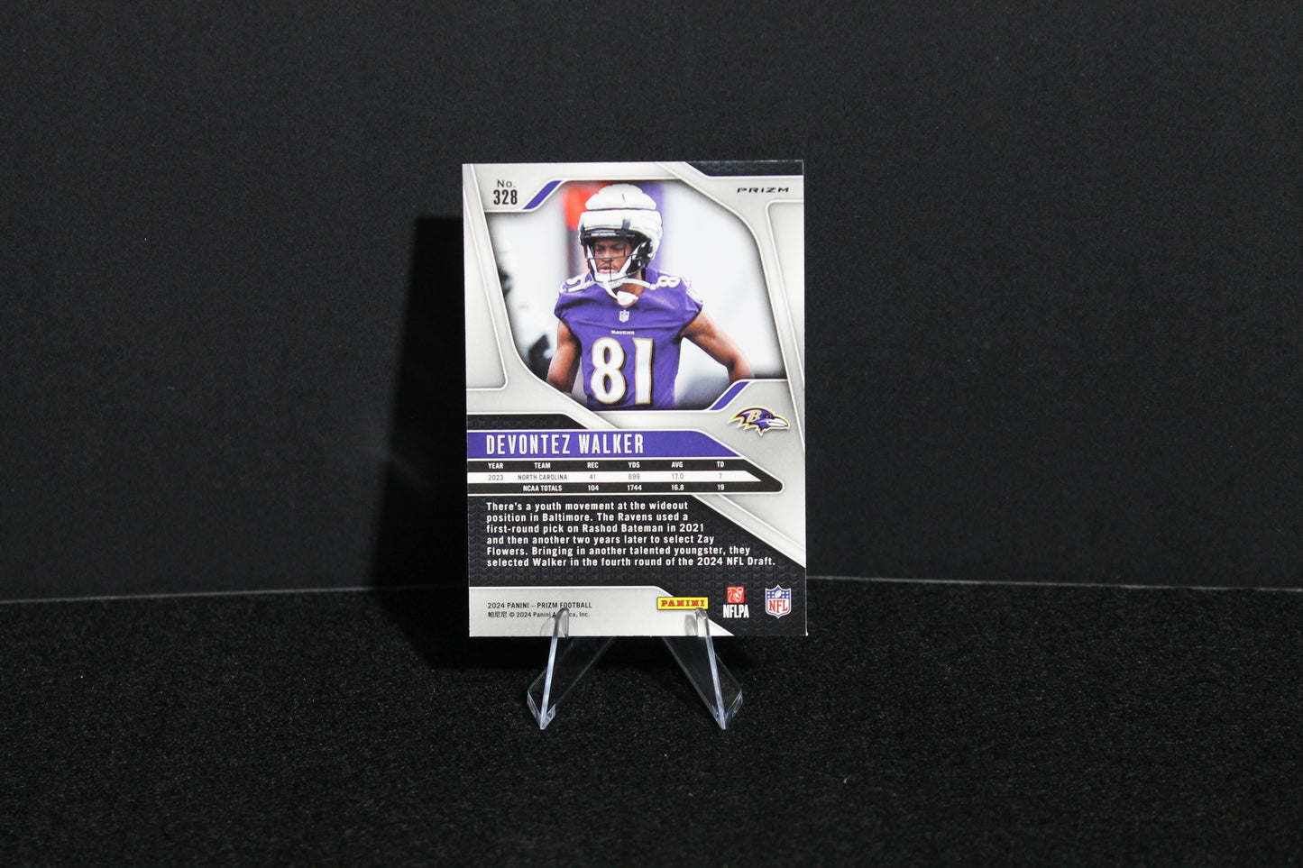 Devontez Walker - 2024 Panini Prizm - Neon Green Pulsar - Rookie