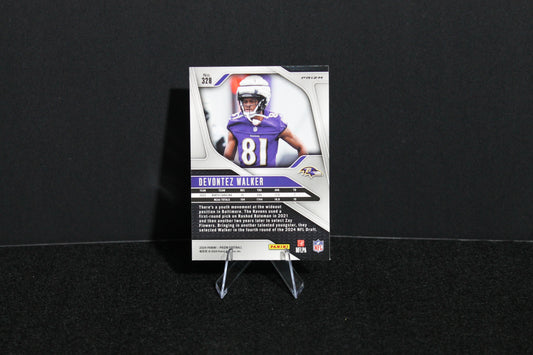 Devontez Walker - 2024 Panini Prizm - Neon Green Pulsar - Rookie