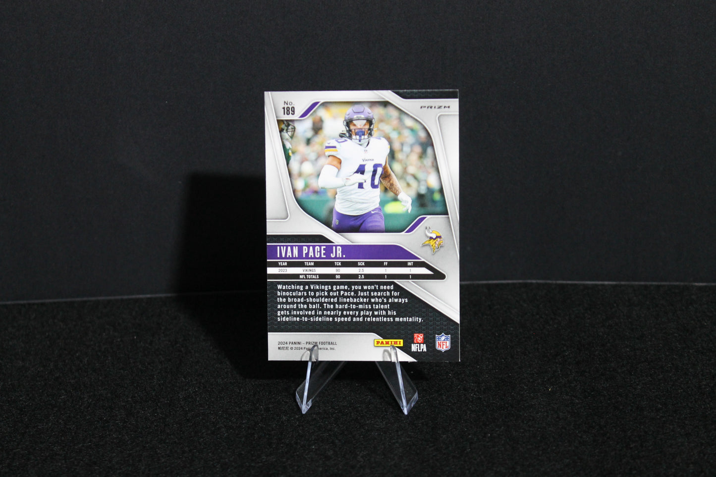 Ivan Pace Jr. - 2024 Panini Prizm - Silver Prizm
