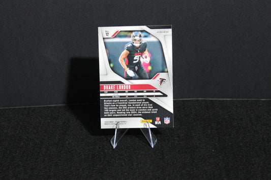Drake London - 2024 Panini Prizm - Green Wave Prizm