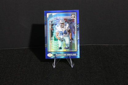 Marshawn Kneeland - 2024 Donruss Optic - Blue Hyper - Rated Rookie