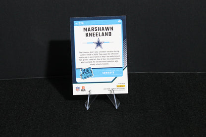 Marshawn Kneeland - 2024 Donruss Optic - Blue Hyper - Rated Rookie