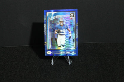 Tyrone Tracy Jr. - 2024 Donruss Optic - Blue Hyper - Rated Rookie