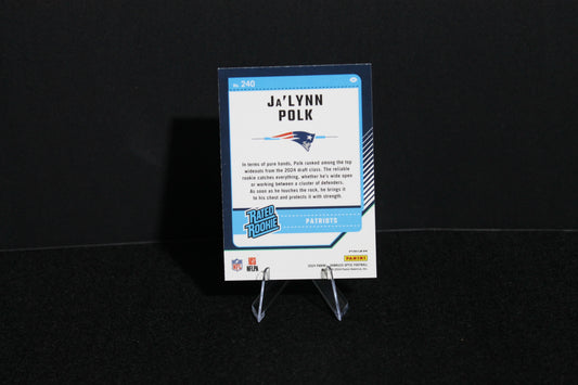 Ja'Lynn Polk - 2024 Donruss Optic - Blue Hyper - Rated Rookie