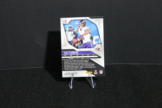 Zay Flowers - 2024 Panini Prizm - Red White & Blue