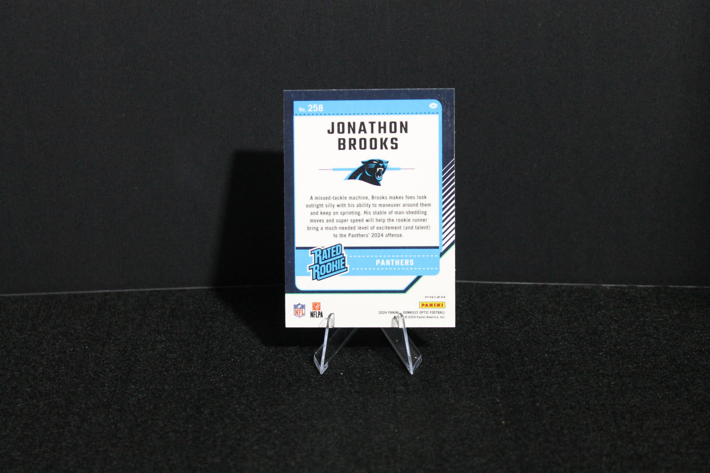 Jonathan Brooks - 2024 Donruss Optic - Holo - Rated Rookie
