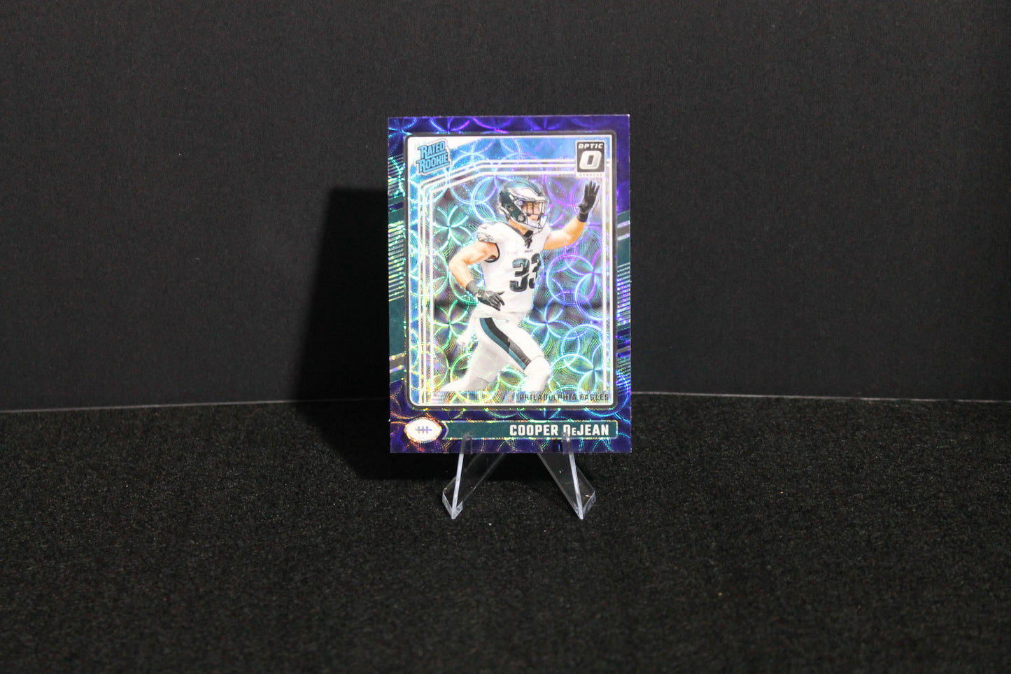 Cooper DeJean - 2024 Donruss Optic - Purple Scope - Rated Rookie