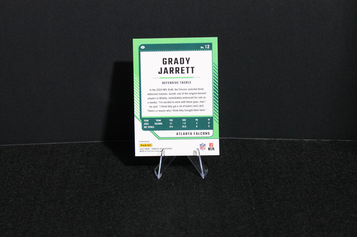 Grady Jarrett - 2024 Donruss Optic - Stars - SSP