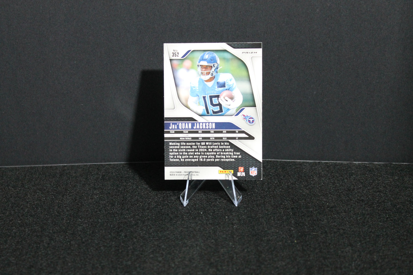 Jha'Quan Jackson - 2024 Panini Prizm - Silver Prizm - Rookie