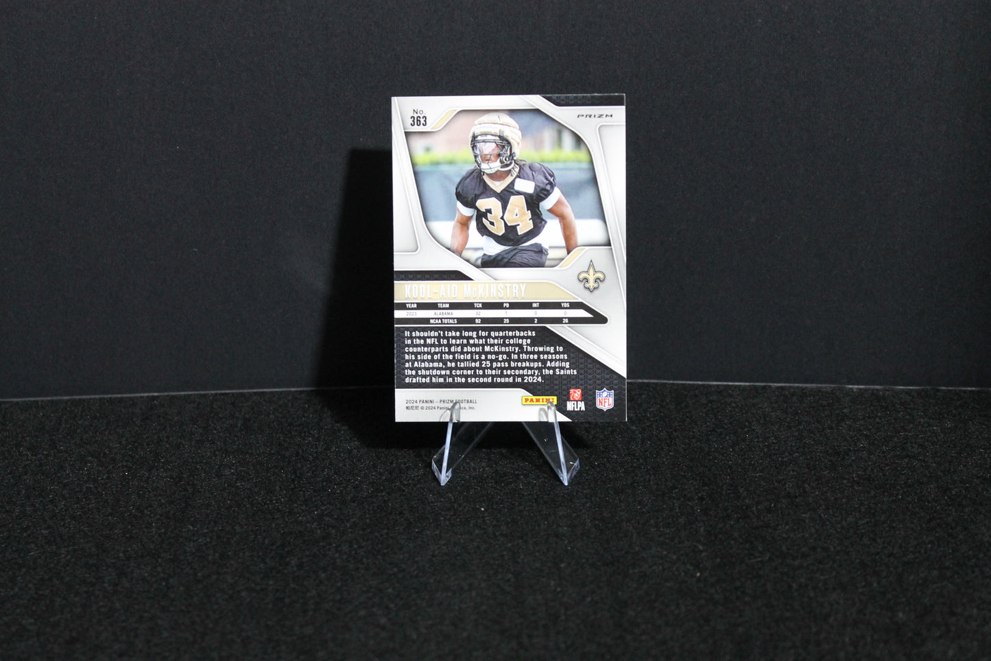 Kool-Aid McKinstry - 2024 Panini Prizm - Orange Ice - Rookie