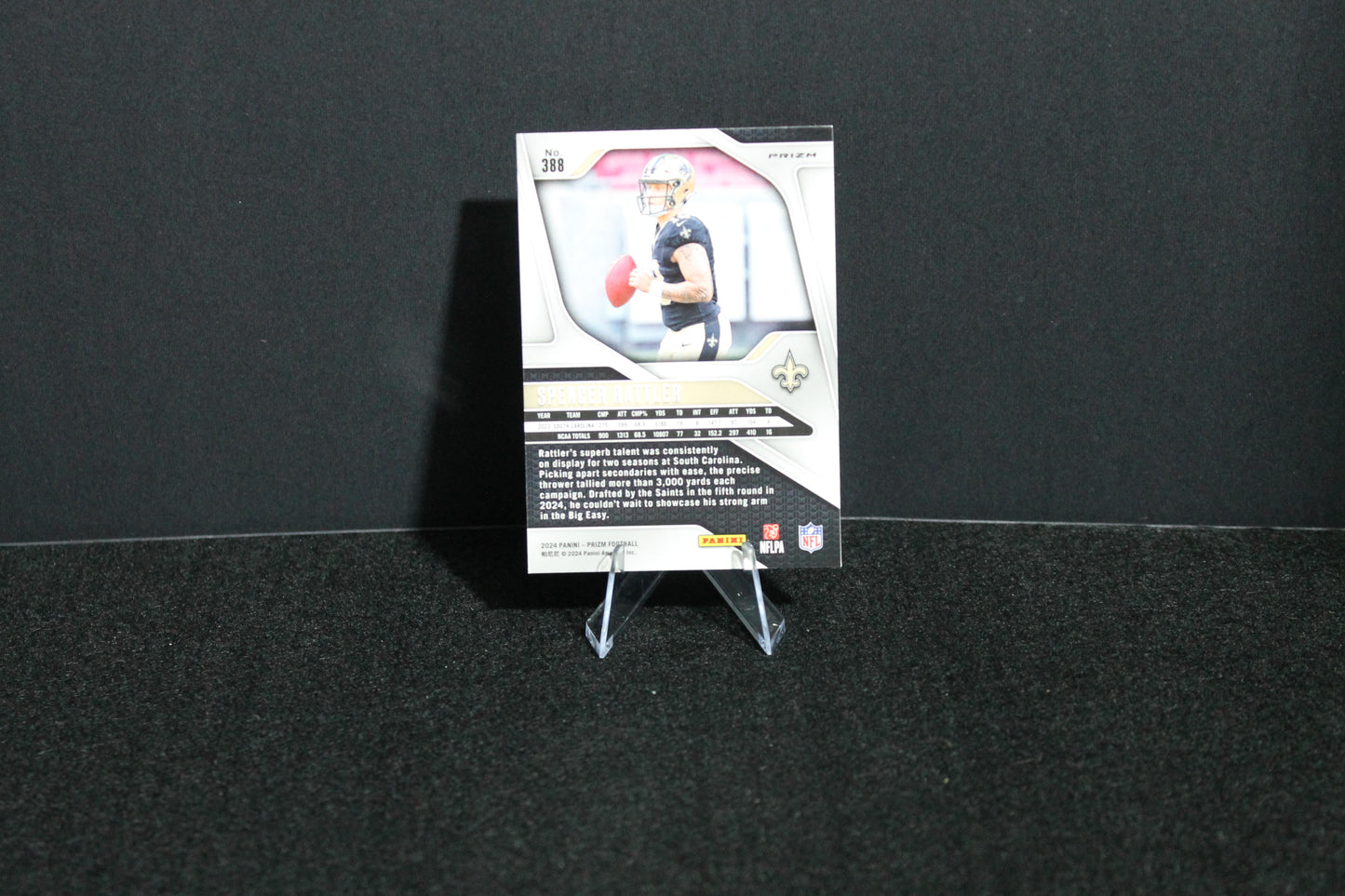 Spencer Rattler - 2024 Panini Prizm - Orange Ice - Rookie