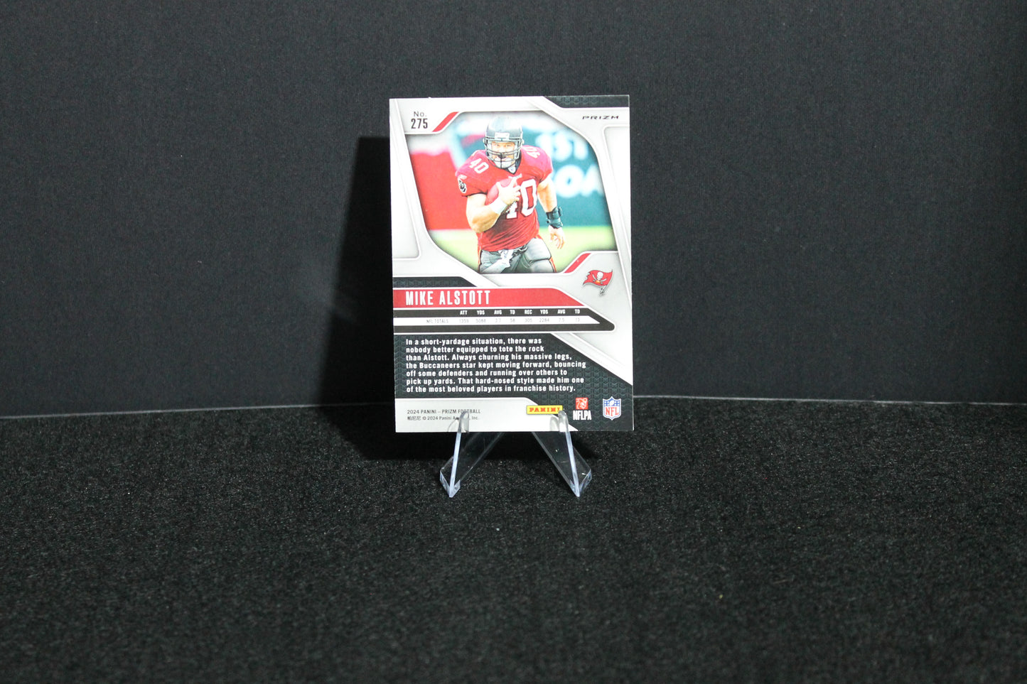 Mike Alstott - 2024 Panini Prizm - Orange Ice