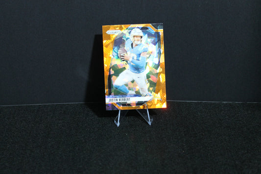 Justin Herbert - 2024 Panini Prizm - Orange Ice