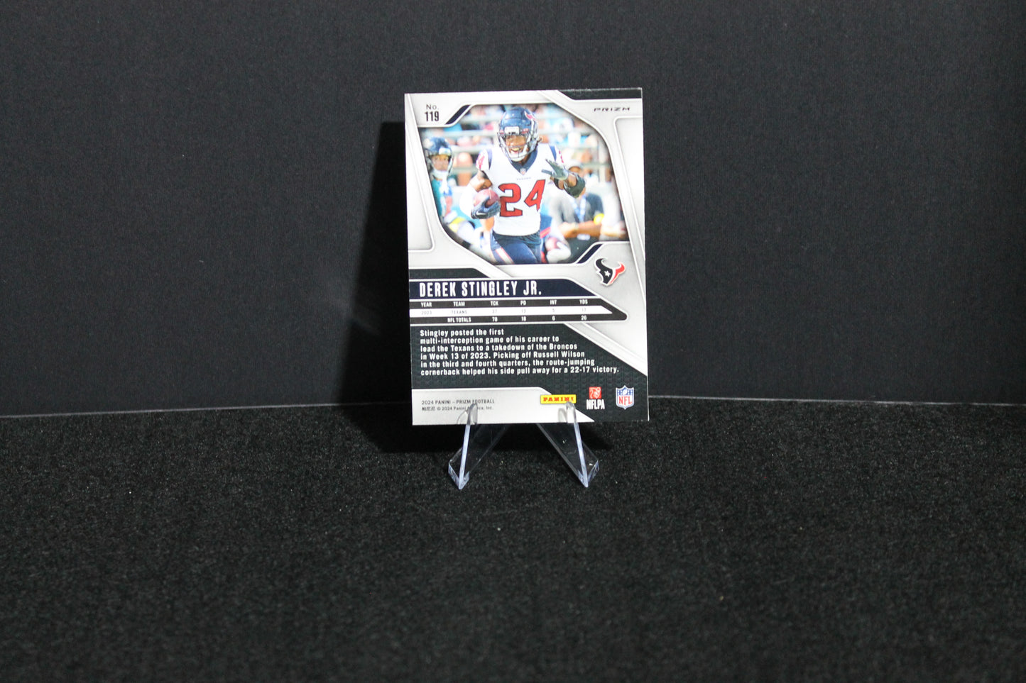 Derek Stingley Jr. - 2024 Panini Prizm - Disco