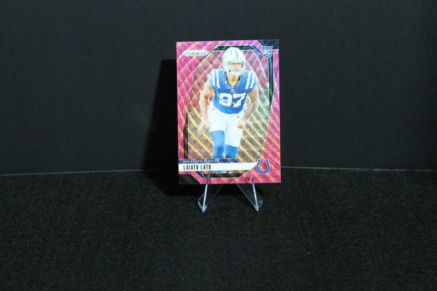 Laiatu Latu - 2024 Panini Prizm - Pink Wave - Rookie