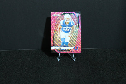 Laiatu Latu - 2024 Panini Prizm - Pink Wave - Rookie