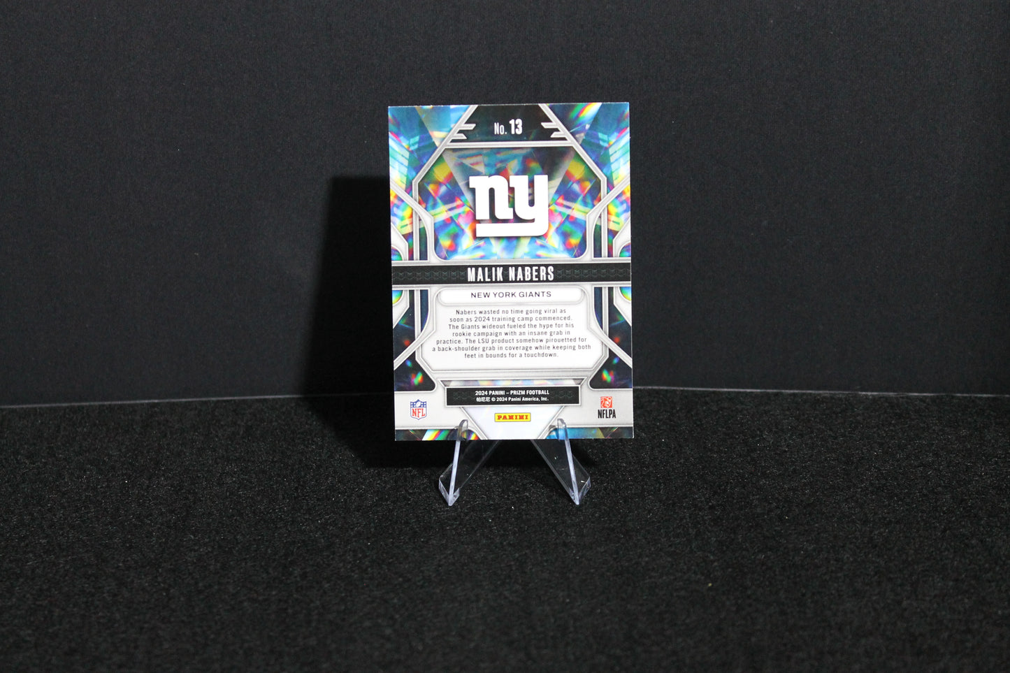 Malik Nabers - 2024 Panini Prizm -  Prizmatic - Rookie