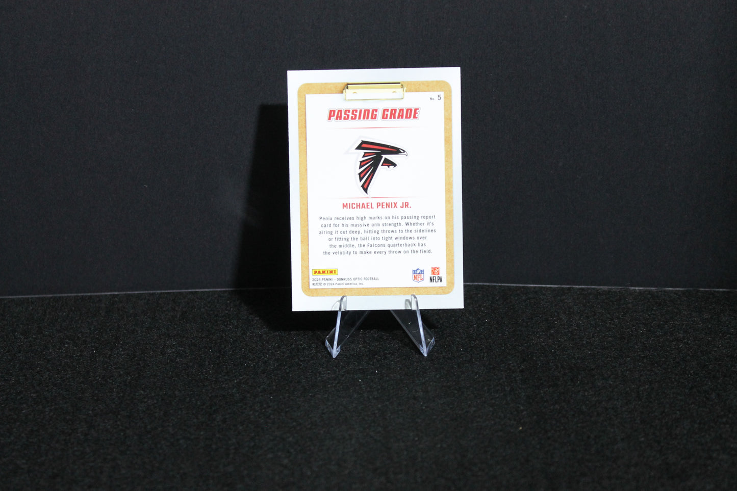 Michael Penix Jr. - 2024 Donruss Optic - Passing Grade - Rookie