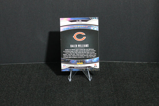 Caleb Williams - 2024 Panini Prizm - Green Fireworks - Rookie