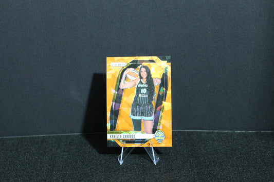Kamilla Cardoso - 2024 Panini Prizm WNBA - Orange Ice - Rookie Variation
