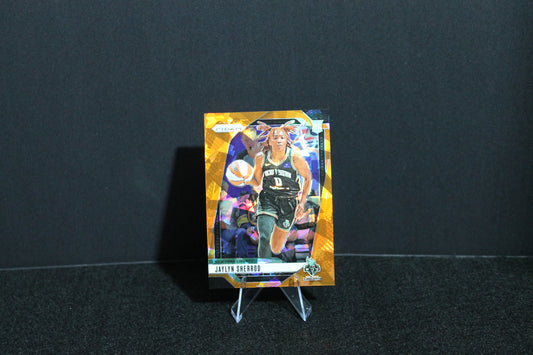 Jaylyn Sherrod - 2024 Panini Prizm WNBA - Orange Ice - Rookie