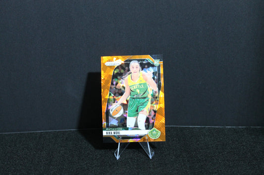 Nika Mühl - 2024 Panini Prizm WNBA - Orange Ice - Rookie