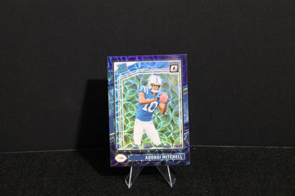 Adonai Mitchell - 2024 Donruss Optic - Purple Scope - Rated Rookie
