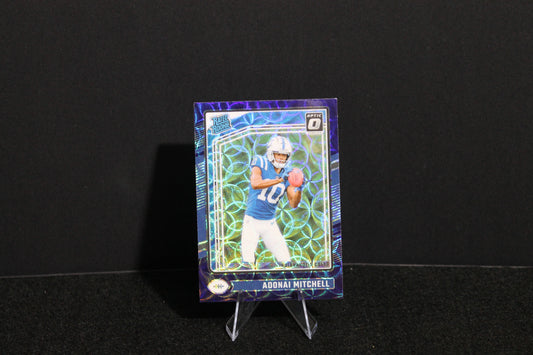Adonai Mitchell - 2024 Donruss Optic - Purple Scope - Rated Rookie