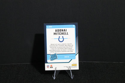 Adonai Mitchell - 2024 Donruss Optic - Purple Scope - Rated Rookie