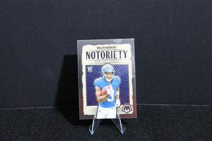 Malik Nabers - 2024 Mosaic Football - Notoriety - Rookie
