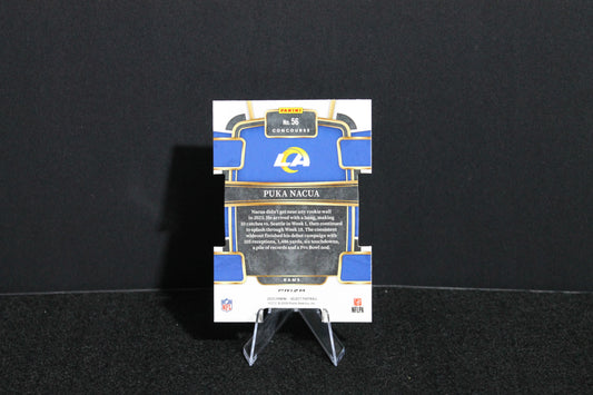 Puka Nacua - 2023 Select Football - Red White & Blue Die Cut - Rookie