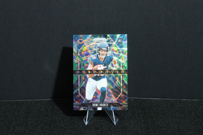 Rome Odunze - 2024 Panini Prizm - Green Wave Prizmatic - Rookie
