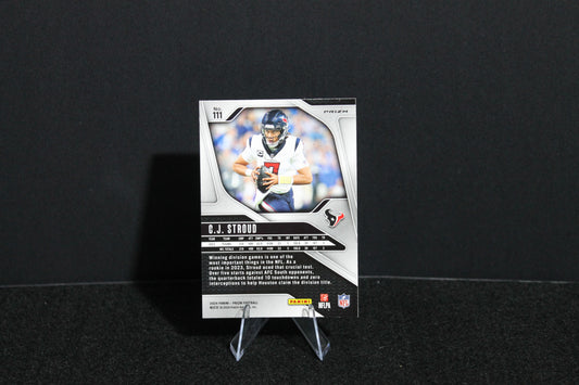 C.J. Stroud - 2024 Panini Prizm - Pink Wave