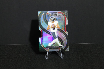 Michael Penix Jr. - 2024 Select Football - Silver Die Cut - Premier Level - Rookie