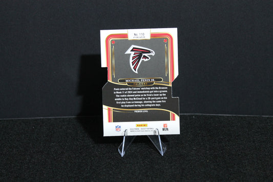 Michael Penix Jr. - 2024 Select Football - Silver Die Cut - Premier Level - Rookie