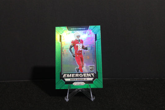 Marvin Harrison Jr. - 2024 Panini Prizm - Green Emergent - Rookie