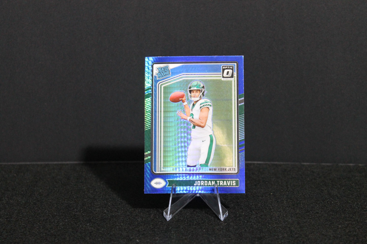 Jordan Travis - 2024 Donruss Optic - Blue Hyper - Rated Rookie